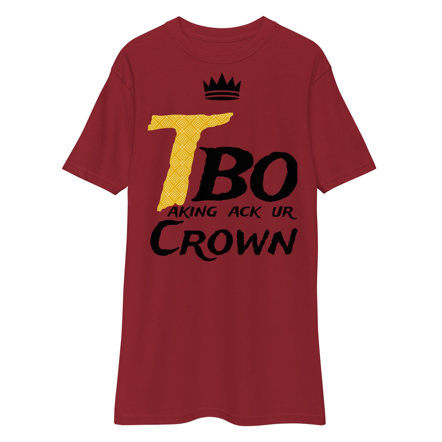 T.B.O Crown Customize Back premium heavyweight tee