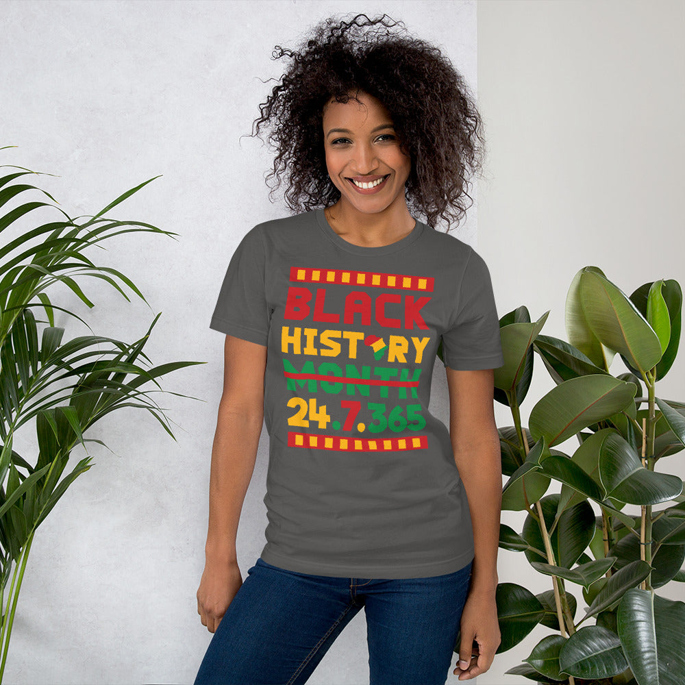 T.B.O Crown Black History 24.7.365 Unisex T-shirt